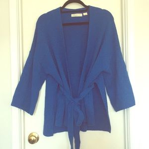 Anthropologie Bright Blue Cardigan (never worn)